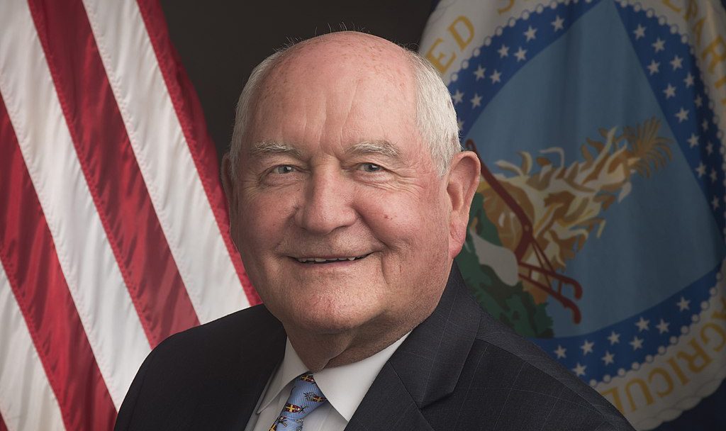 Agriculture Secretary Sonny Perdue