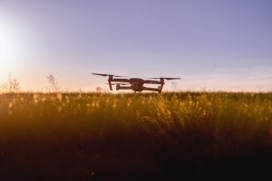 Drone in field