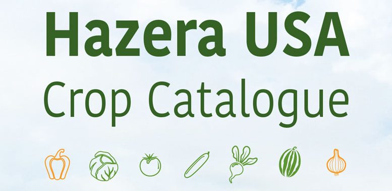 Hazera Crop Catalog Cover