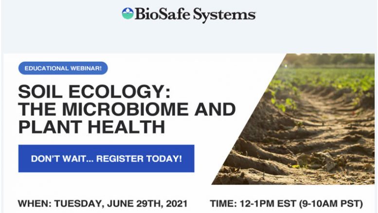 BioSafe webinar header