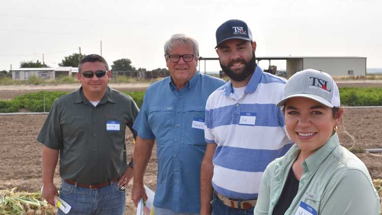 Visitors at the Malheur Experiment Station Onion Variety Day on Aug. 25 enjoy a much cooler day than any in June or July.