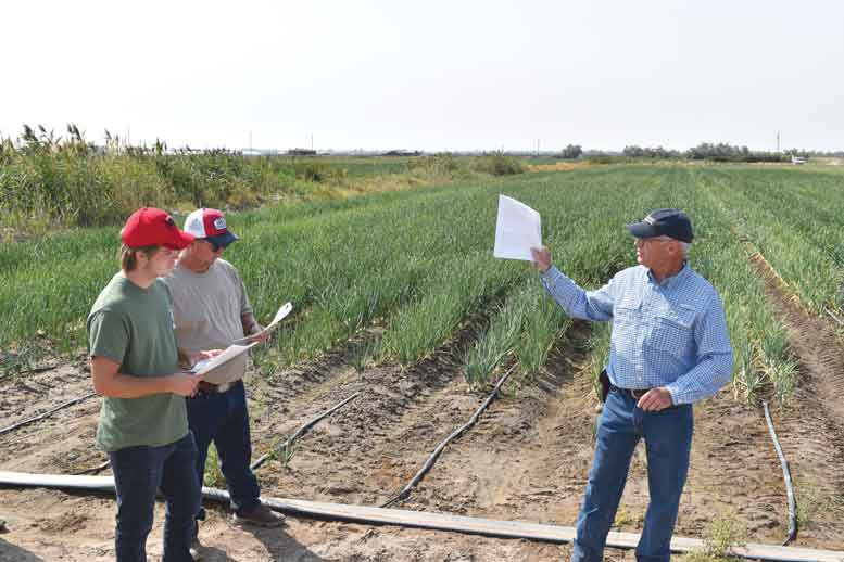 Niel Allen gives drip irrigation tips, suggesting growers add 10 percent more water than what they think they need and to use the OneSoil app to monitor growth.