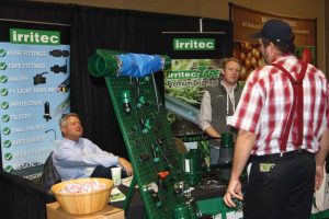 Brian Tweed and Mitchell Blum man the booth for Irritec.